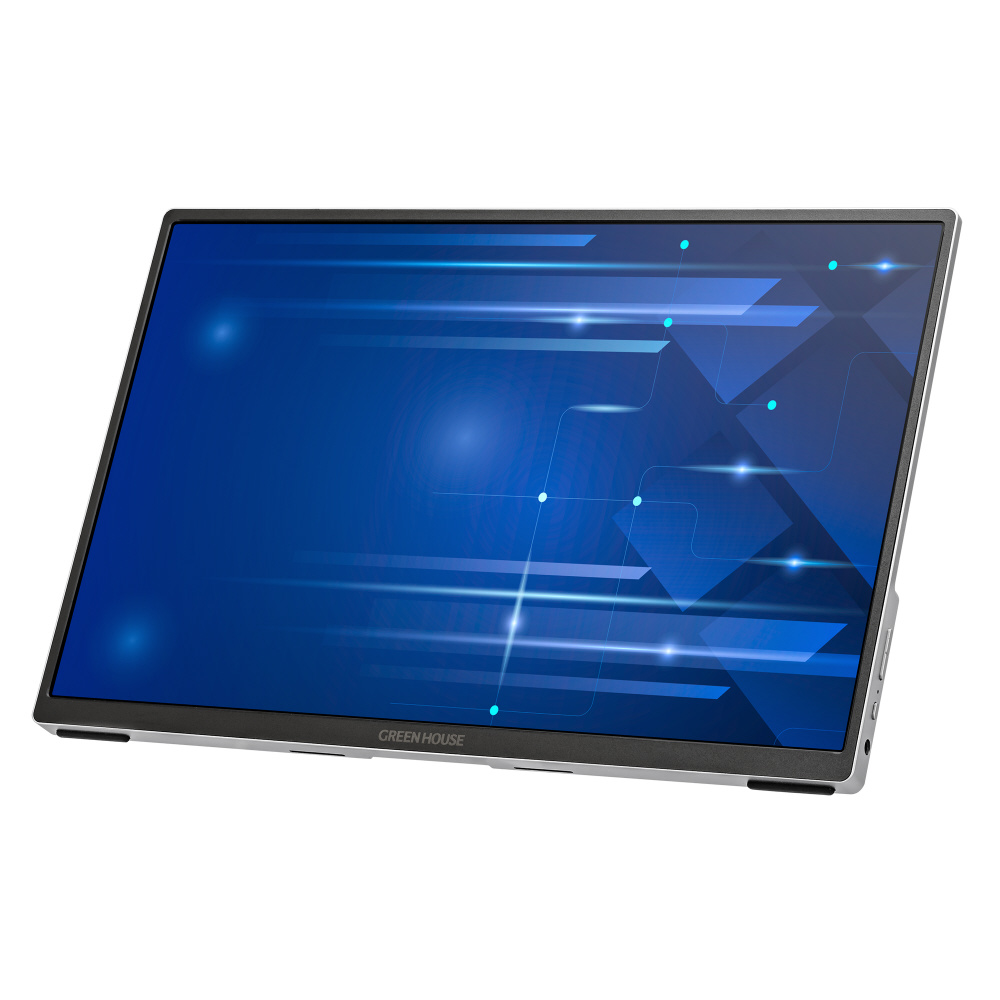 GREEN HOUSE ポータブルモニター 15.6インチ グリーンハウス 15.6インチ モバイルモニター Type-C対応 GH