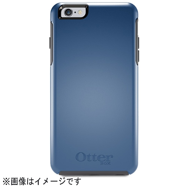 【在庫限り】 iPhone 6 Plus用　シンメトリーシリーズ ベーシックシリーズ　ディープウォーターブルー／スレートグレイ　OTB-PH-000176