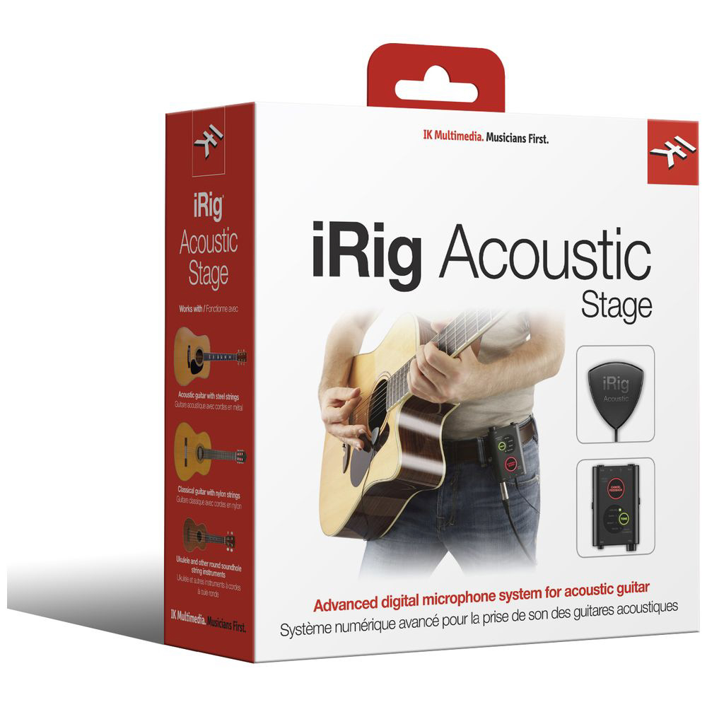 プリアンプ・ユニット〕iRig Acoustic Stage (Android/iOS/Mac/Win対応)IKM-OT-000067N  オーディオインターフェイス-r3-reika.com