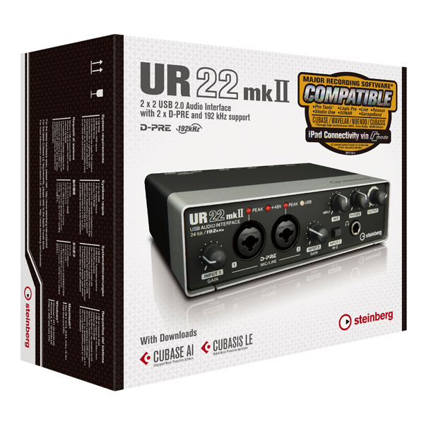 オーディオインターフェイス UR22mkII （Steinberg