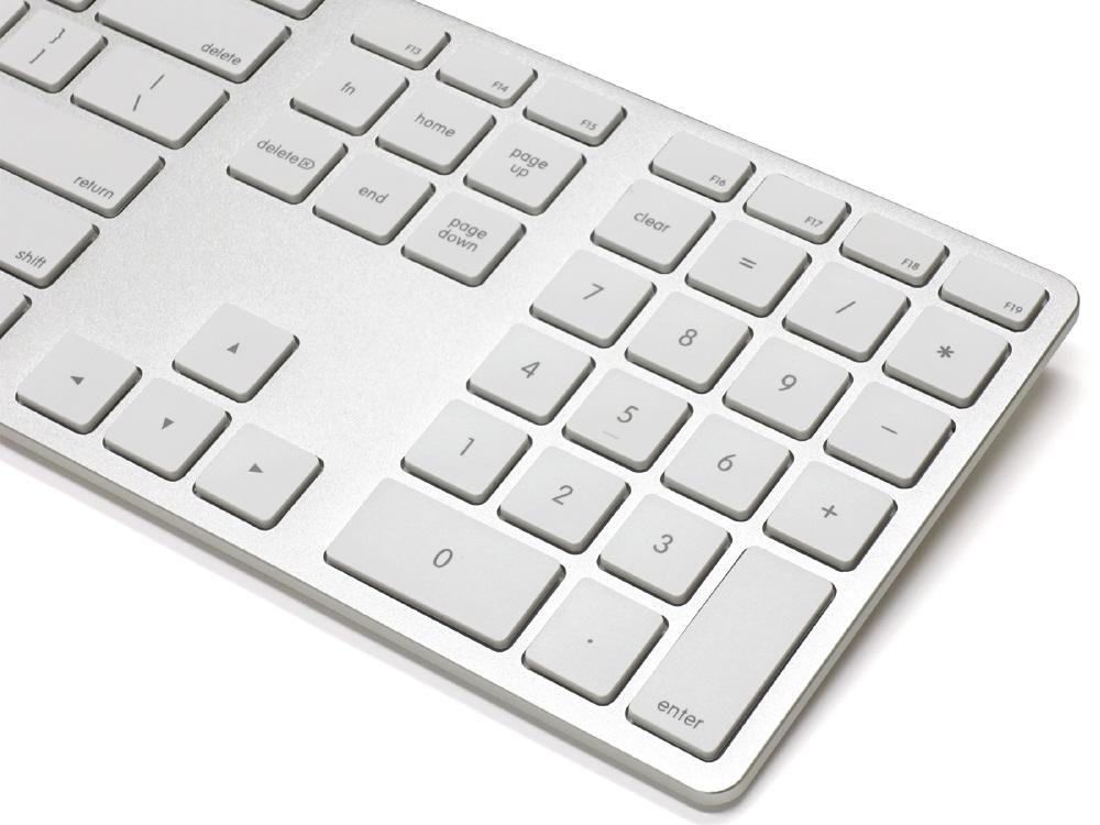 キーボード USB-Aハブ搭載 Wired Aluminum keyboard for Mac(英語配列