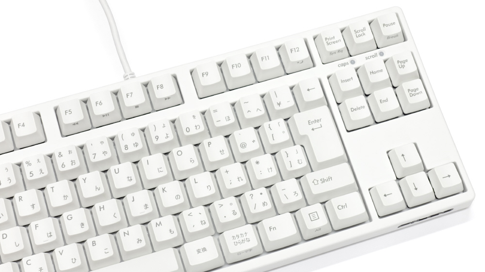 キーボード Majestouch 3 HAKUA(茶軸)(Windows11対応) ホワイト