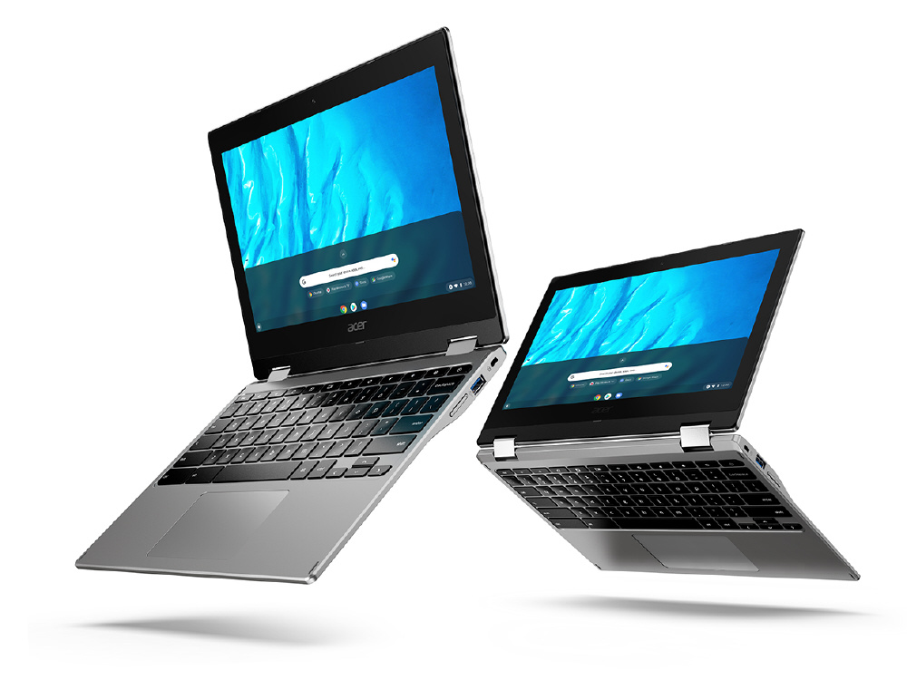 ノートパソコン Chromebook （クロームブック） Spin 311(コンバーチブル型) ピュアシルバー CP311-3H-A14N  ［11.6型 /Chrome OS /MediaTek /無し /メモリ：4GB /eMMC：32GB /2020年9月モデル］