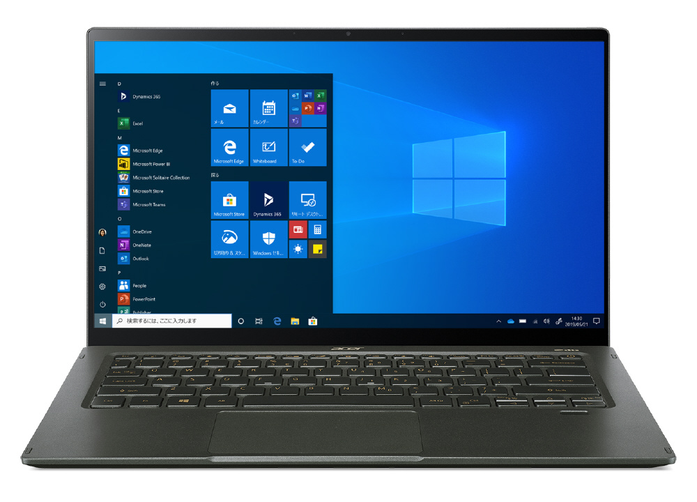 ノートパソコン Swift 5(タッチパネル) ミストグリーン SF514-55T-H56Y/G ［14.0型 /intel Core i5  /SSD：512GB /メモリ：16GB /2021年4月モデル］