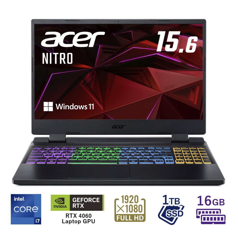 【美品】Acer ゲーミングノートPC AN515-58-N76Z46/4 Acer Nitro 5 AN515-58 レビュー | Laptop Decision