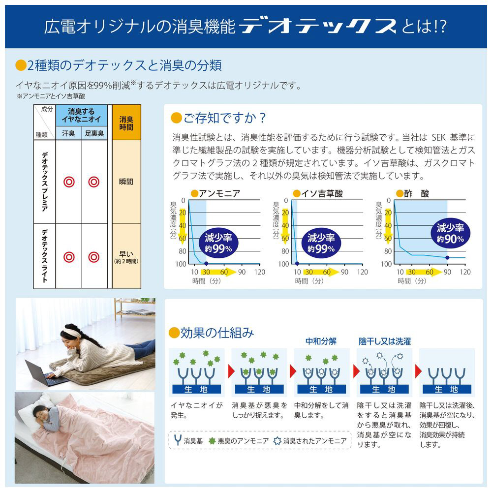 電気かけしき毛布 Lifon LWG801B-CS ［シングルサイズ /掛・敷