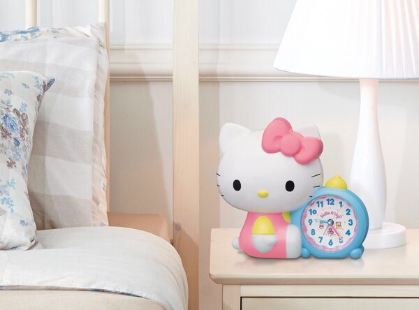 おしゃべり目ざまし時計 【ハローキティ（Hello Kitty）】 JF386A
