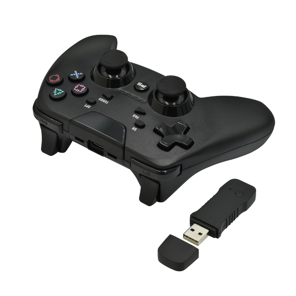 PS4/PS3/PC用シンプルコントローラー ワイヤレスターボ SASP-0619｜の