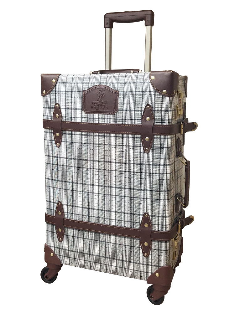 スーツケース トランクキャリー 36l チェックグレー Snoopy スヌーピー Hap3102 53 Pn57 スーツケース ハードの通販はソフマップ Sofmap