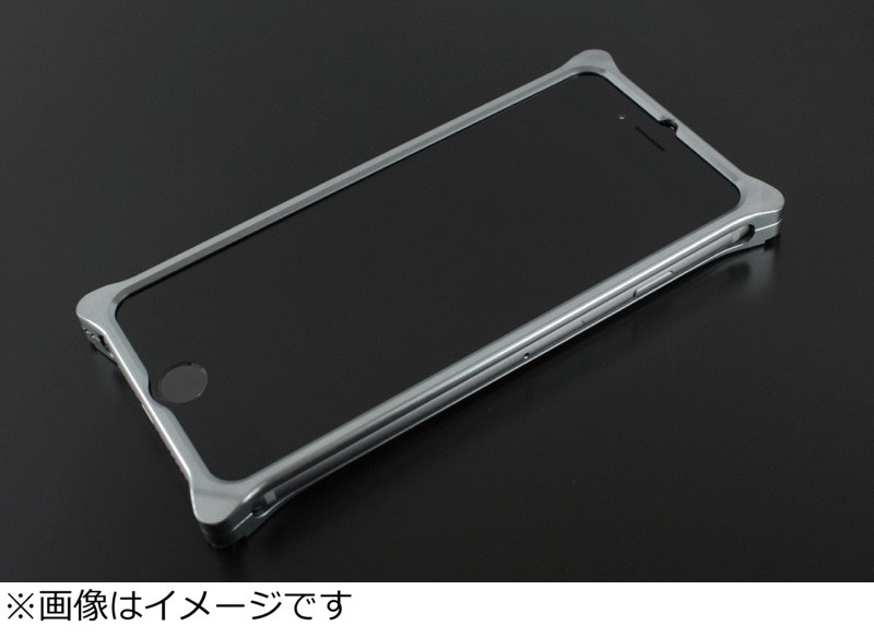iPhone 6s Plus／6 Plus用　ソリッドバンパー アルミ背面保護パネル付き　METAL GEAR SOLID V：DD ver　41482　GIKO-252MG1_1