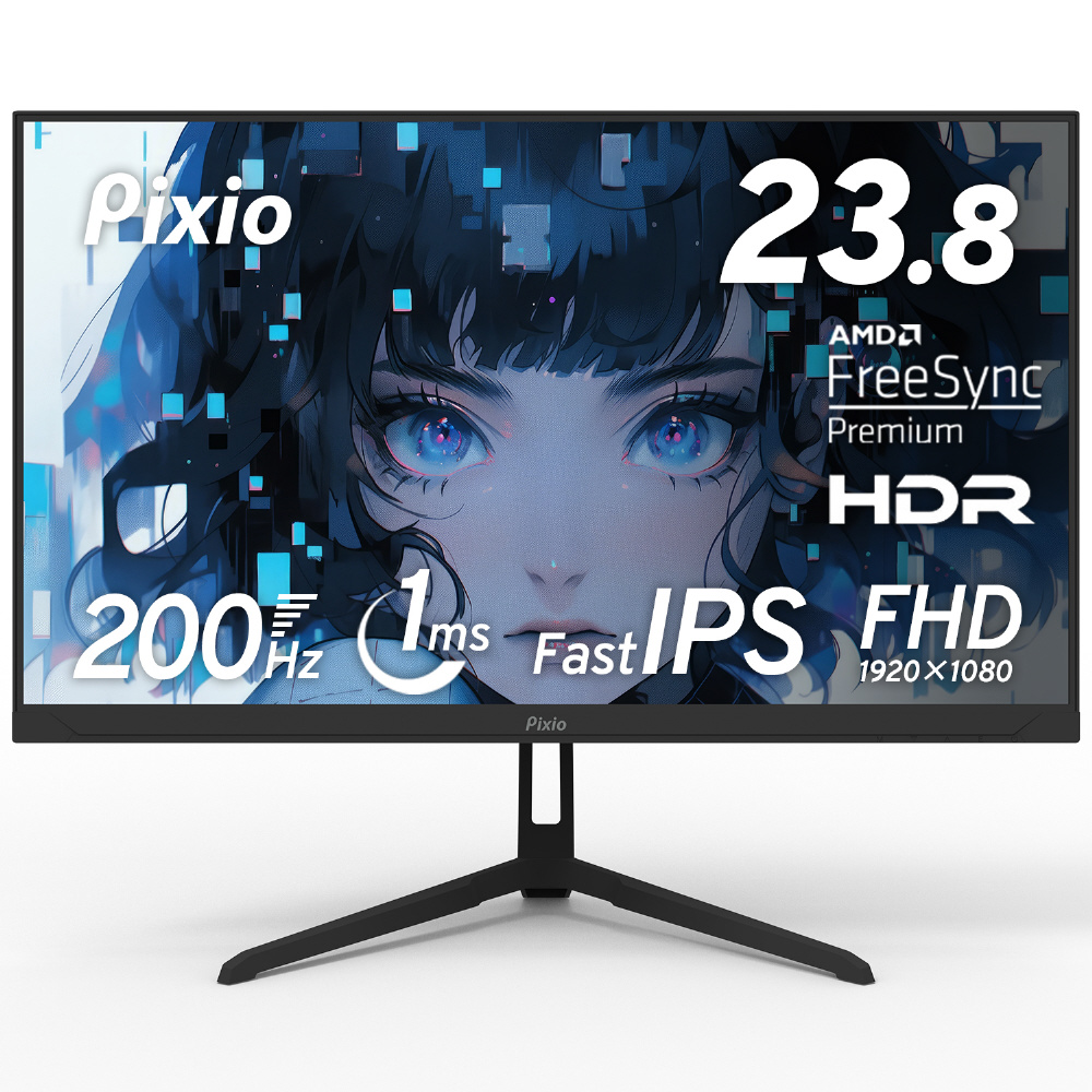 PX248WAVE-O ゲーミングモニター PX248 Wave ブラック ［23.8型 /フルHD(1920×1080)  /ワイド］｜の通販はソフマップ[sofmap]