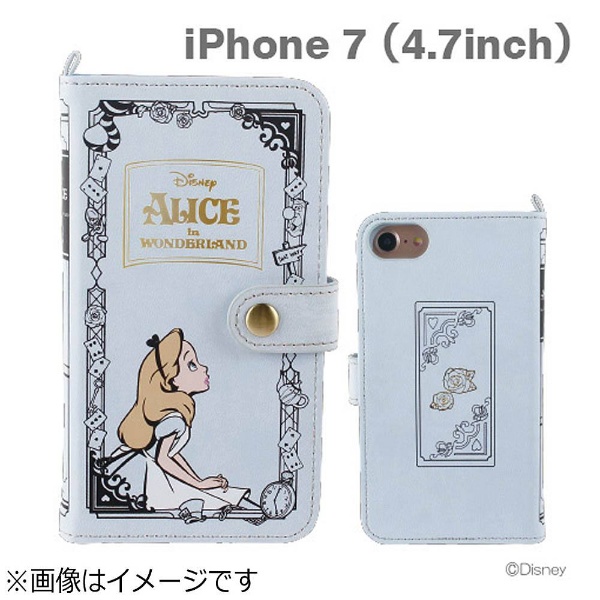 Iphone 7用 ディズニー Book Style Case アリス の通販はソフマップ Sofmap