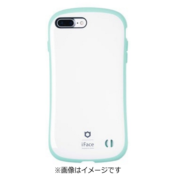 【在庫限り】 iPhone 7 Plus用　iface First Class Pastelケース　ホワイト/ミント