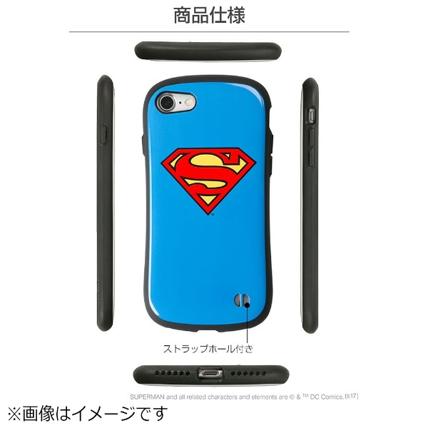 iPhone 7用　SUPERMAN iFace First Classケース　スーパーマン／コスモ