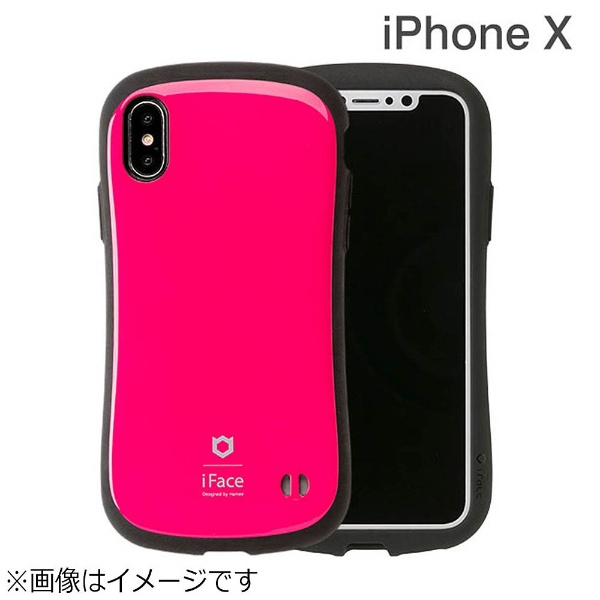 iPhone X用 iFace First Classケース ホットピンク IP8IFACEFCHPK｜の ...