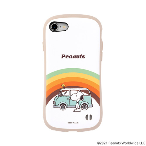 iPhone SE 2020/8/7専用]PEANUTS/ピーナッツ iFace First Class Cafe