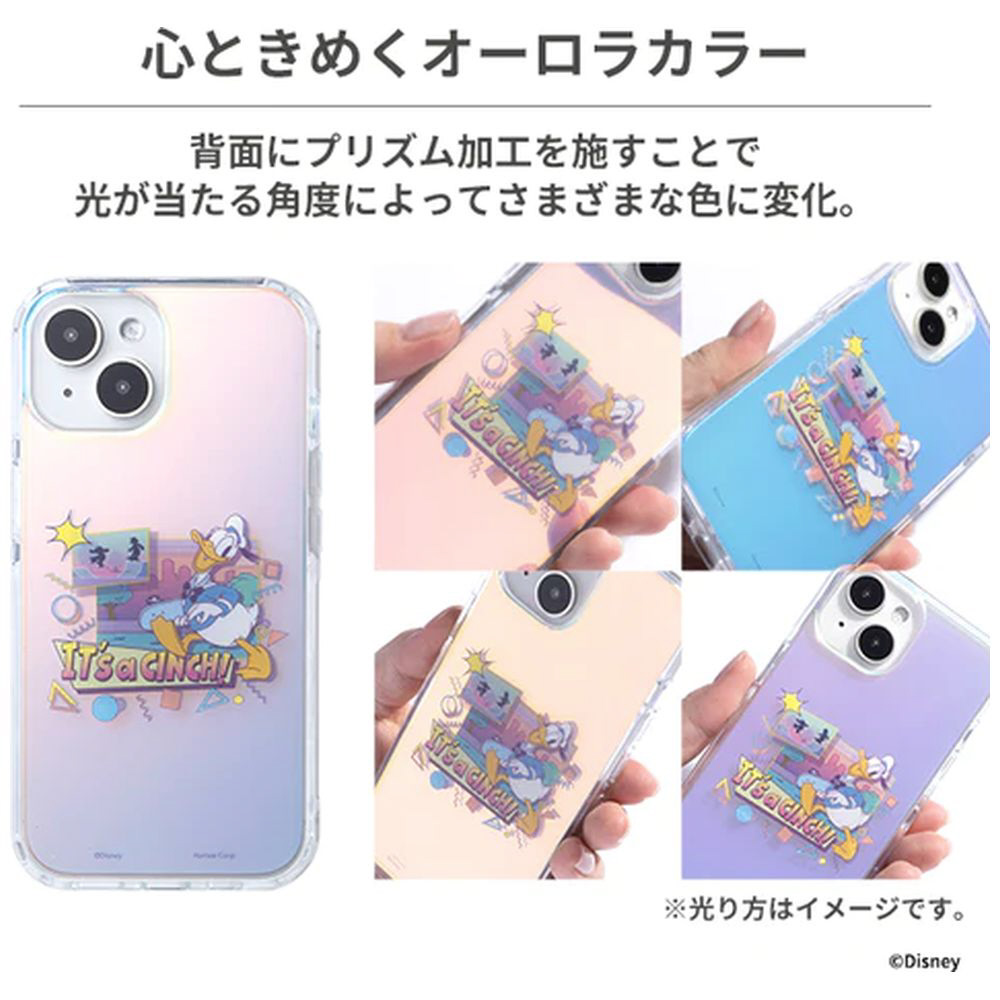 iPhone 15専用］ディズニーキャラクター HIGHER ハイブリッドケース