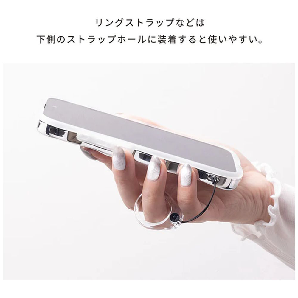 iPhone 16専用]iFace BeBling クリアケース iFace ホワイト