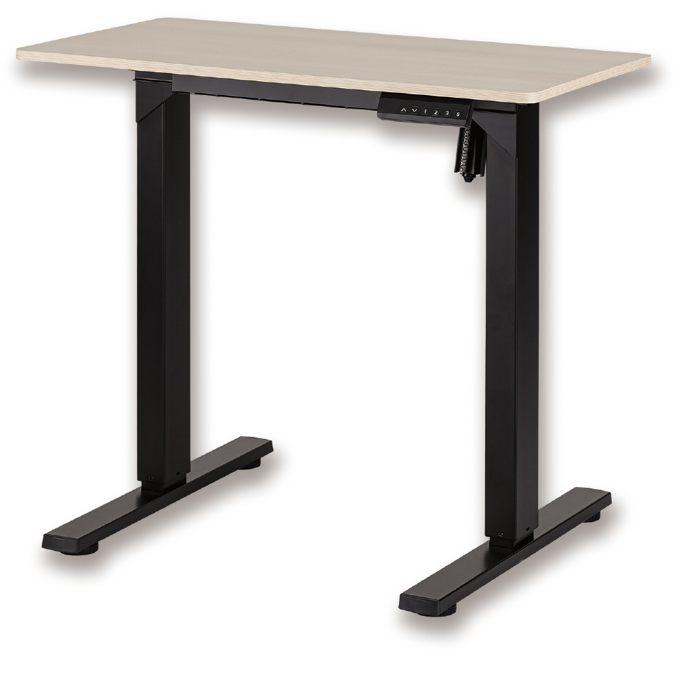 電動昇降デスク [W850xD450xH725～1215mm] ブラック