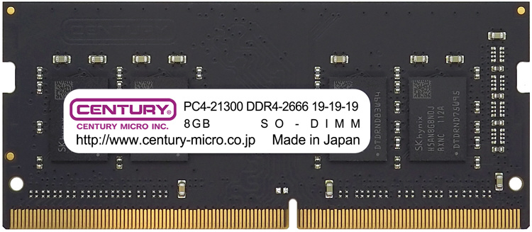 増設メモリ DDR4 260PIN SO-DIMM CB8GX2-SOD4U2666H ［SO-DIMM DDR4