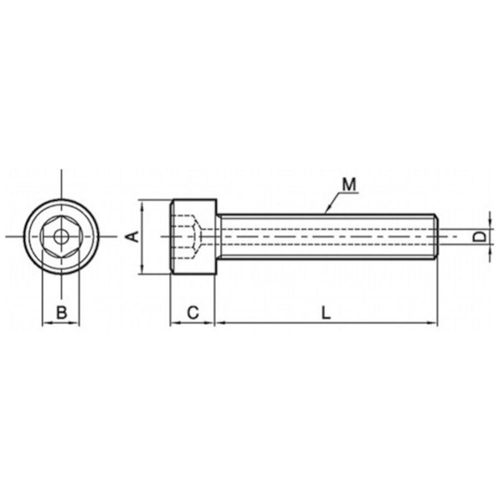 SUNCO SUSエアー抜きCAP (全ネジ) 4×35×35 (100本入) A0-02-J000-0040