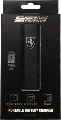 モバイルバッテリー Ferrari Portable Battery Charger ブラック ...