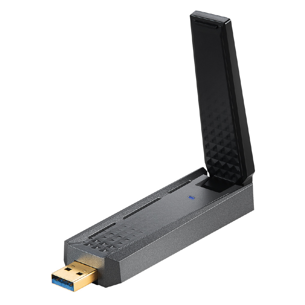 GUAX18 無線LAN子機 AX1800 WiFi USB アダプター ブラック ［Wi-Fi 6(ax)］｜の通販はソフマップ[sofmap]