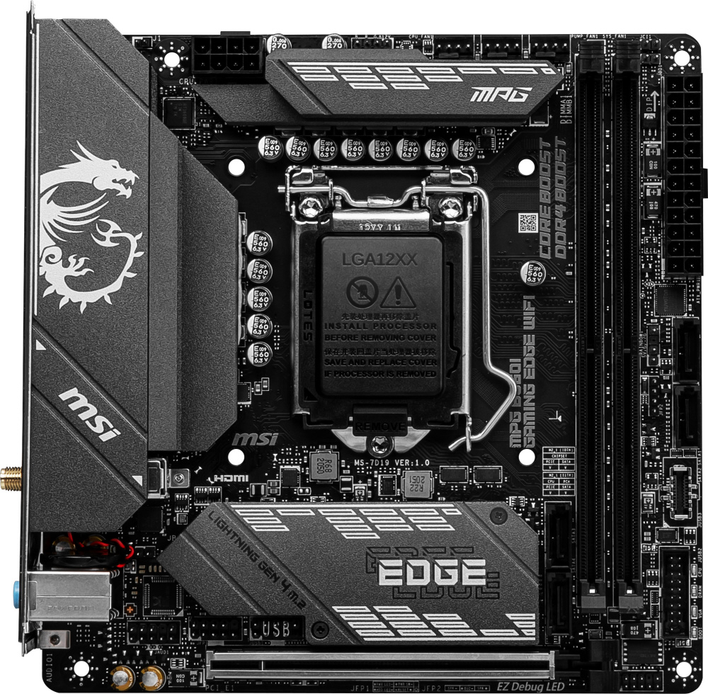 マザーボード MSI MPG B560I GAMING EDGE WIFI MPG B560I GAMING EDGE WIFI | MSI マザーボード Intel B560