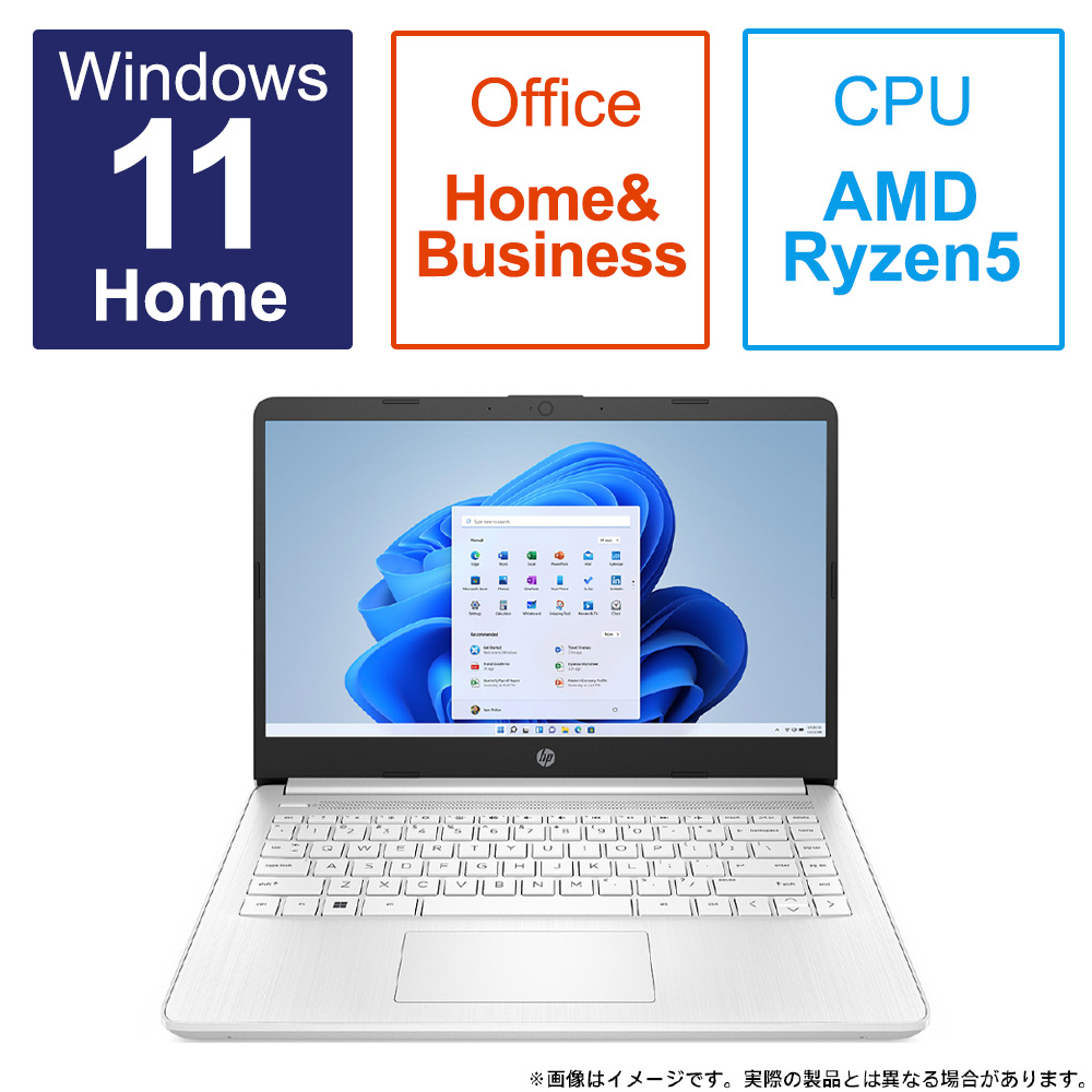 ノートパソコン HP 14s ピュアホワイト 6F8S3PA-AANB ［14.0型