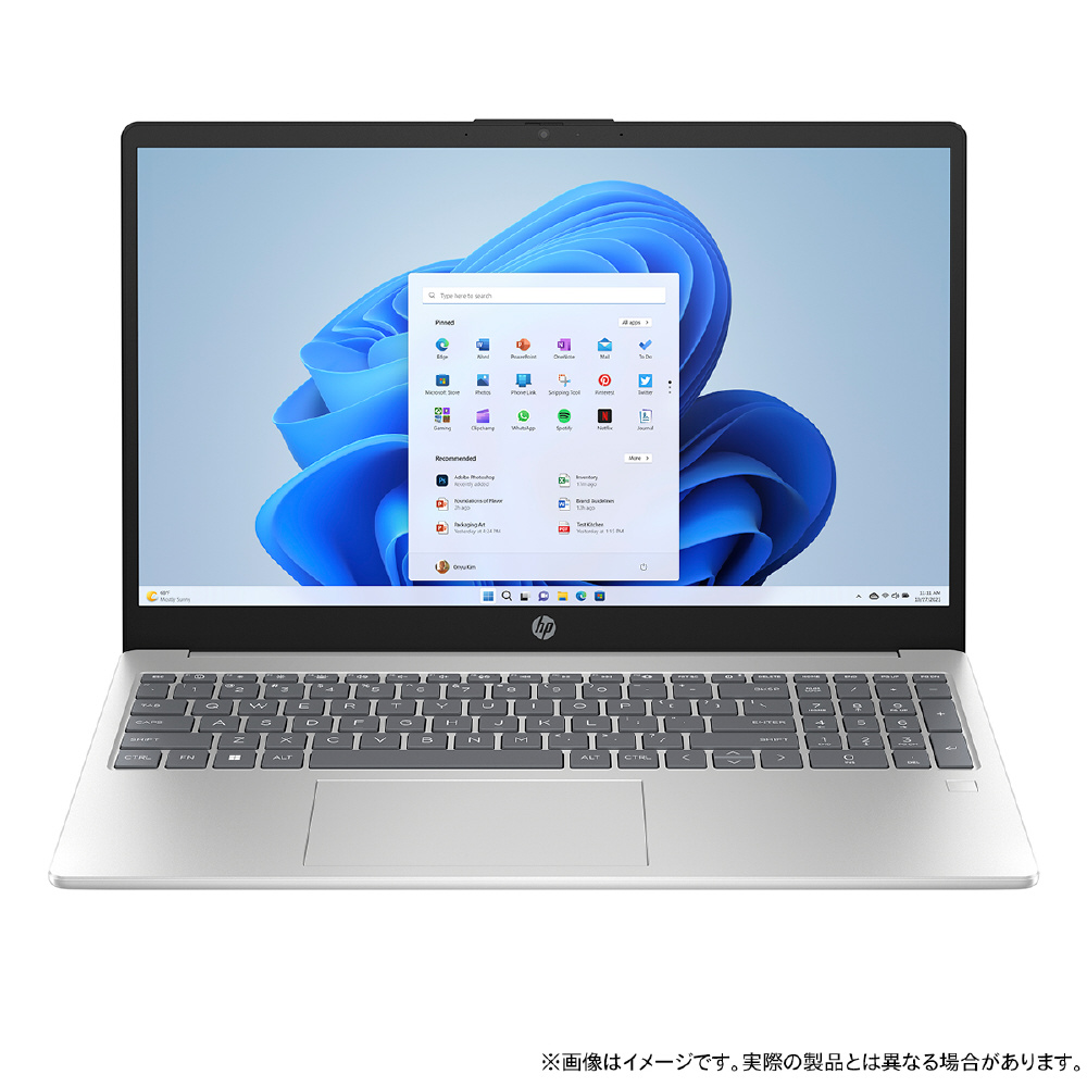 ノートパソコン HP 15 ナチュラルシルバー 807A9PA-AAAA ［15.6型