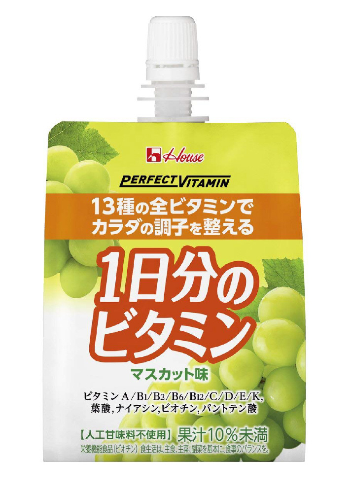 PERFECT VITAMIN 1日分のビタミンゼリー マスカット味 180g×24袋