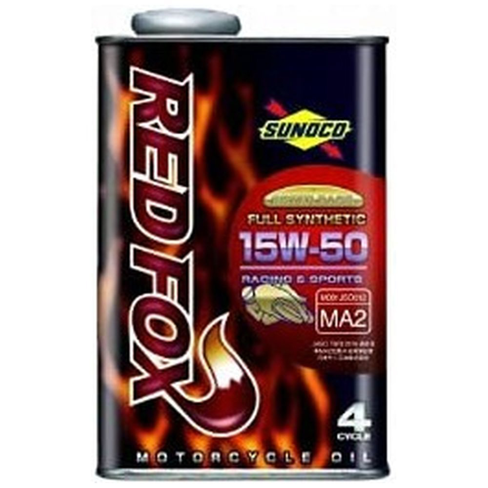 焼*ん様 15W-50 Engine Oil 1ℓ✖️８本 二輪エンジンオイル REDFOX RACING&SPORTS 15W-50 全合成油 1L