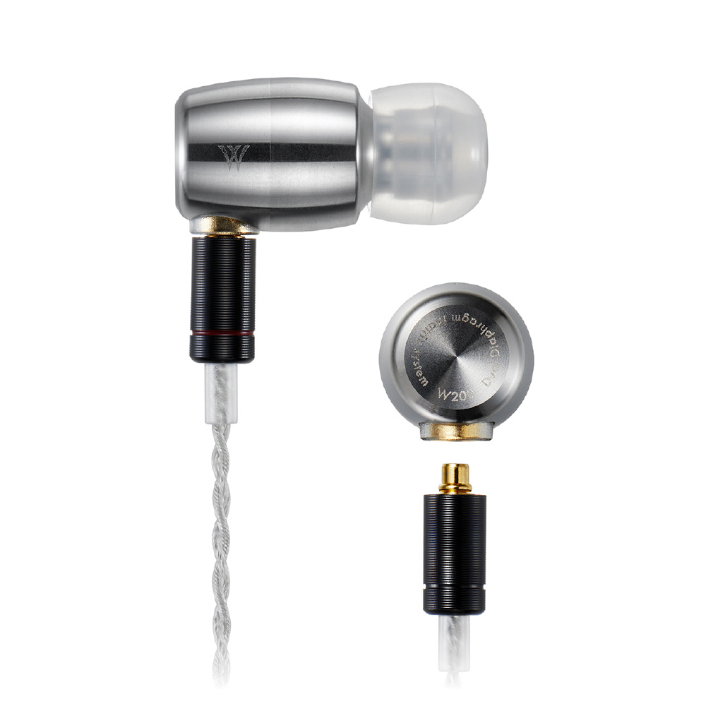 イヤホン カナル型 DUBLEVE Series（ドブルベシリーズ） シルバー HP