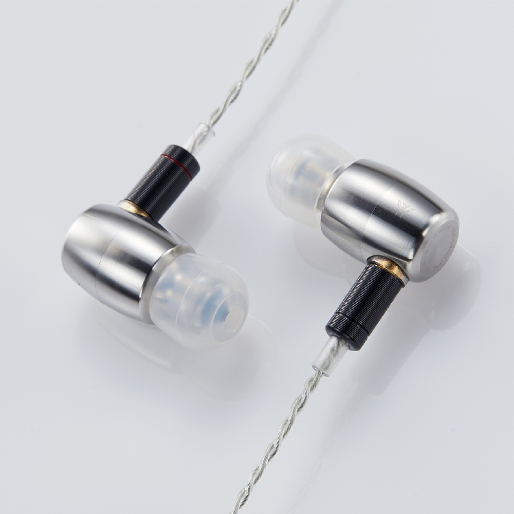 イヤホン カナル型 DUBLEVE Series（ドブルベシリーズ） シルバー HP