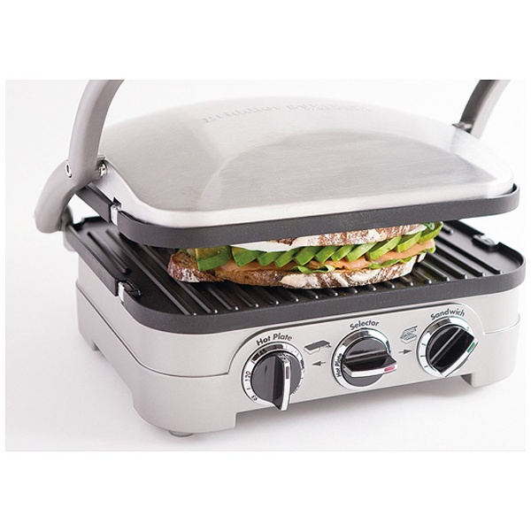 美品 クイジナート マルチグルメプレート GR-4NJ ワッフルプレート付