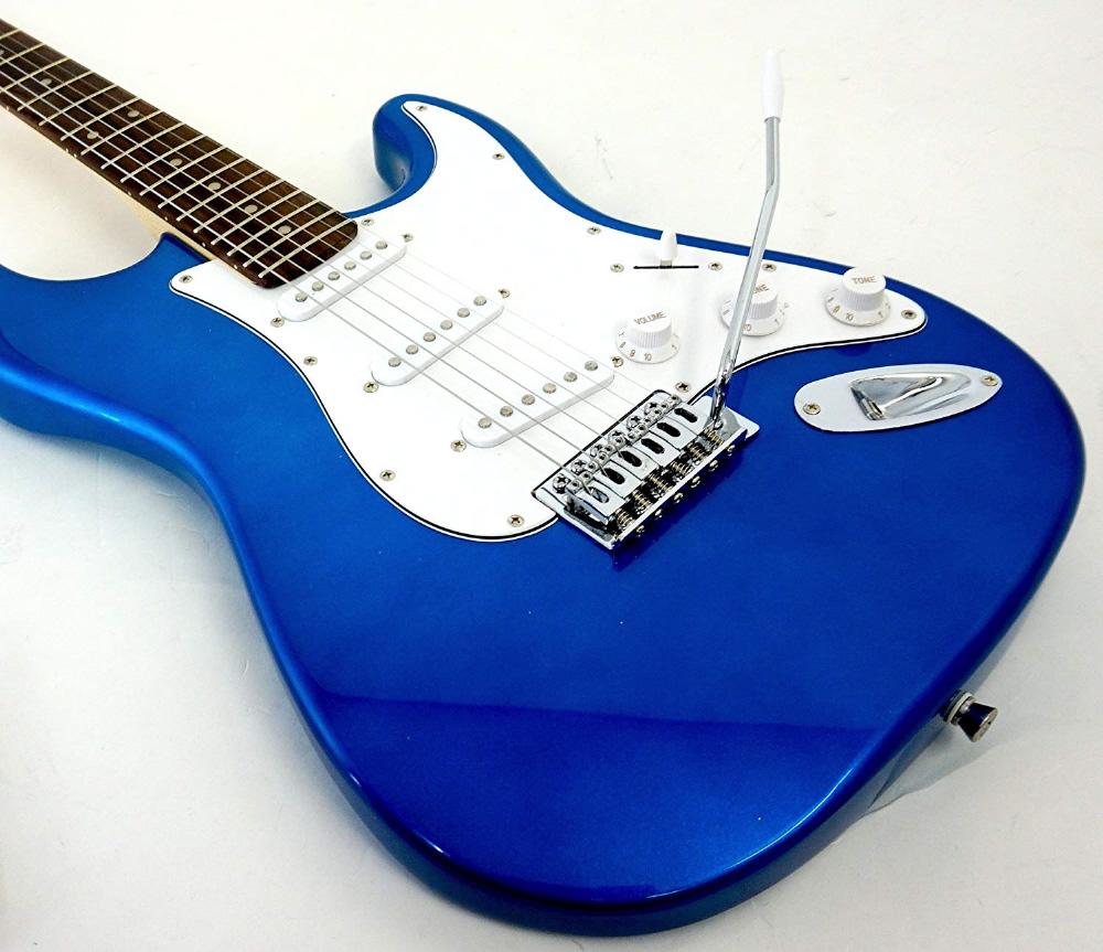 エレキギター ストラトキャスタータイプ PhotoGenic(フォトジェニック) メタリックブルー ST-180/MBL(S.C)