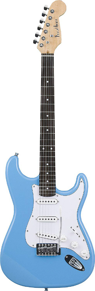 エレキギター ストラトキャスタータイプ PhotoGenic(フォトジェニック) ライトブルー ST-180/UBL(S.C)