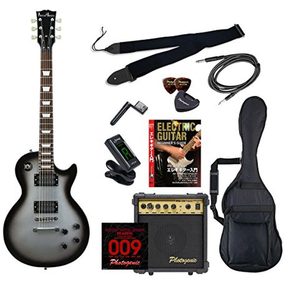 エレキギター エントリーセット レスポールタイプ LP-260/SVB シルバー
