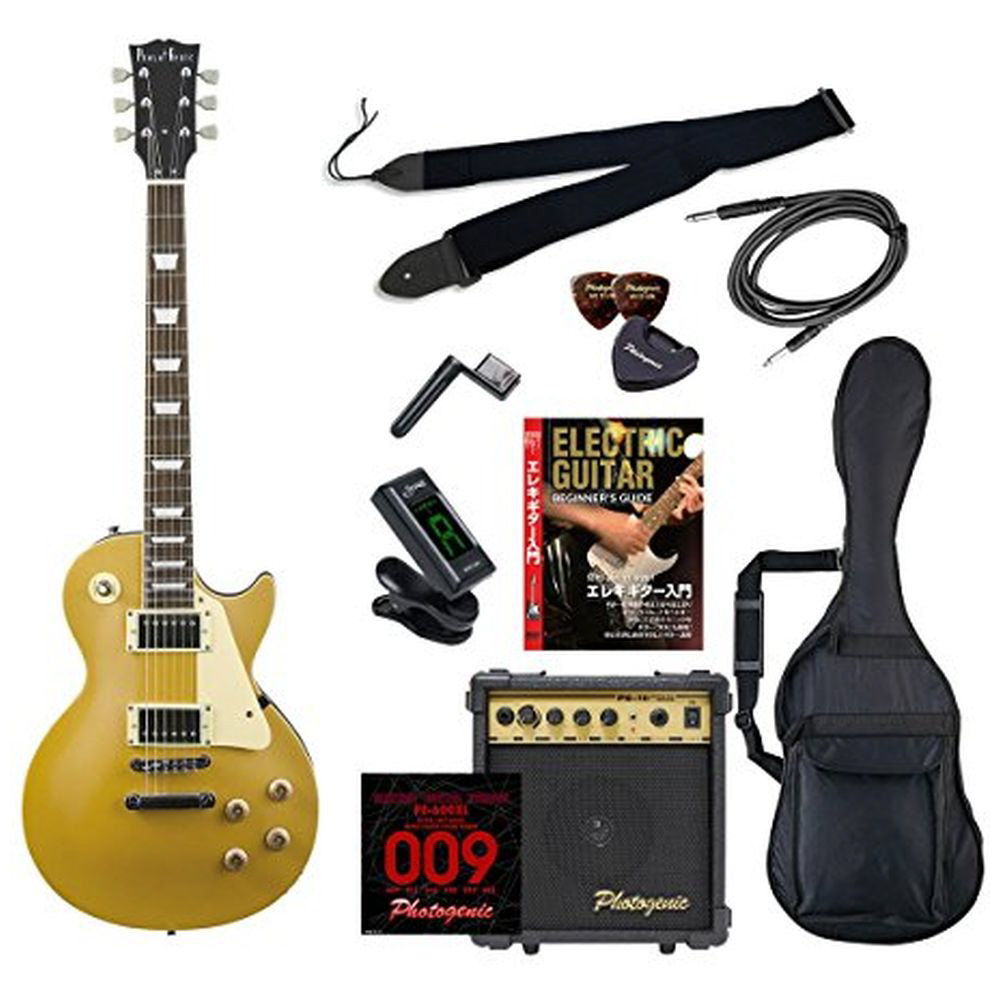 エレキギター エントリーセット レスポールタイプ LP-260/GD ゴールド