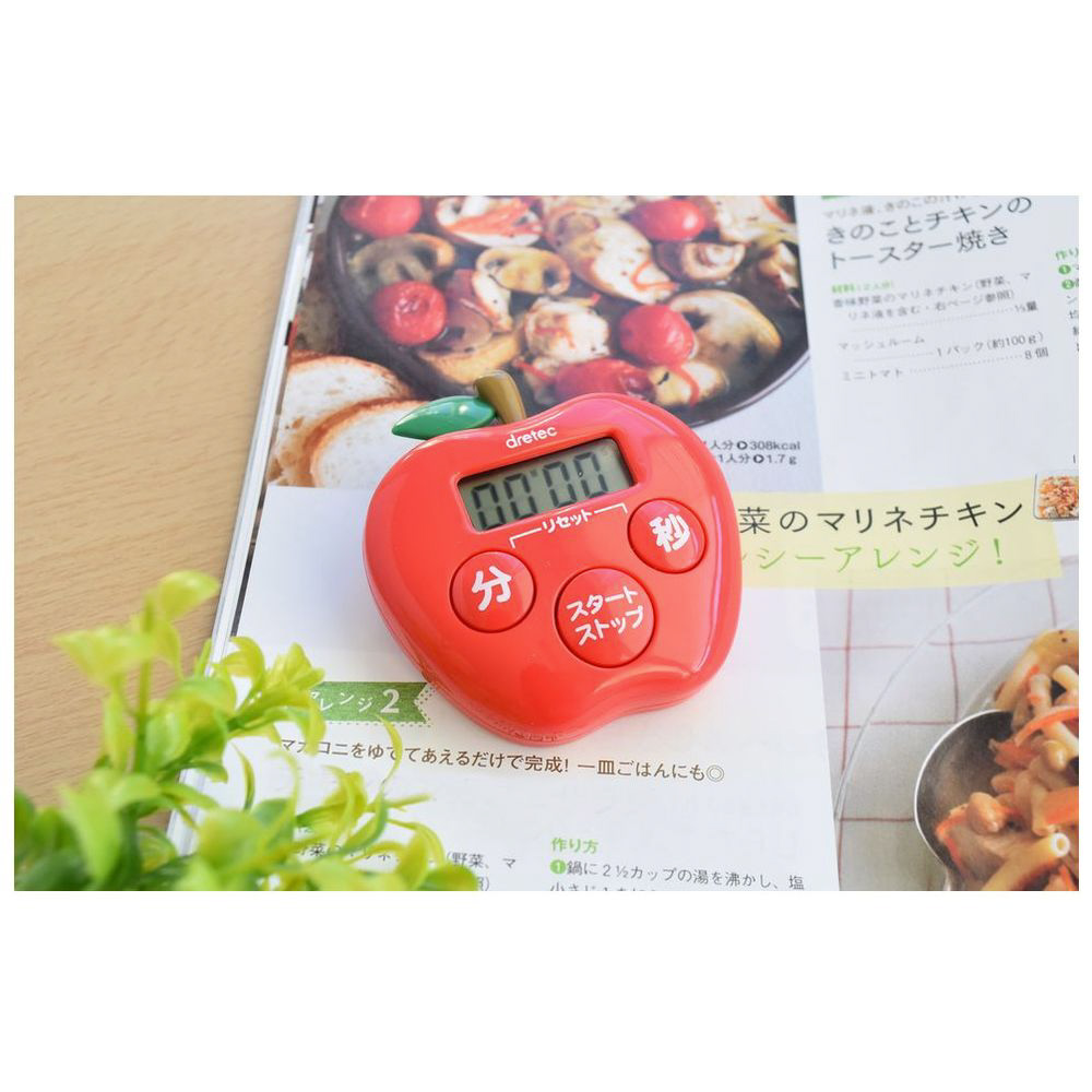 キッチンタイマー りんごタイマー T-534RD レッド｜の通販はソフマップ