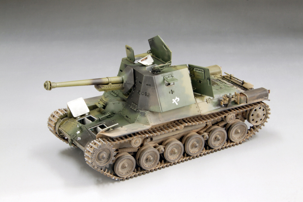 1/35 帝国陸軍　三式砲戦車（ホニⅢ）完成品 1/35 帝国陸軍 三式砲戦車[ホニIII] (※インテリア付)｜の通販は
