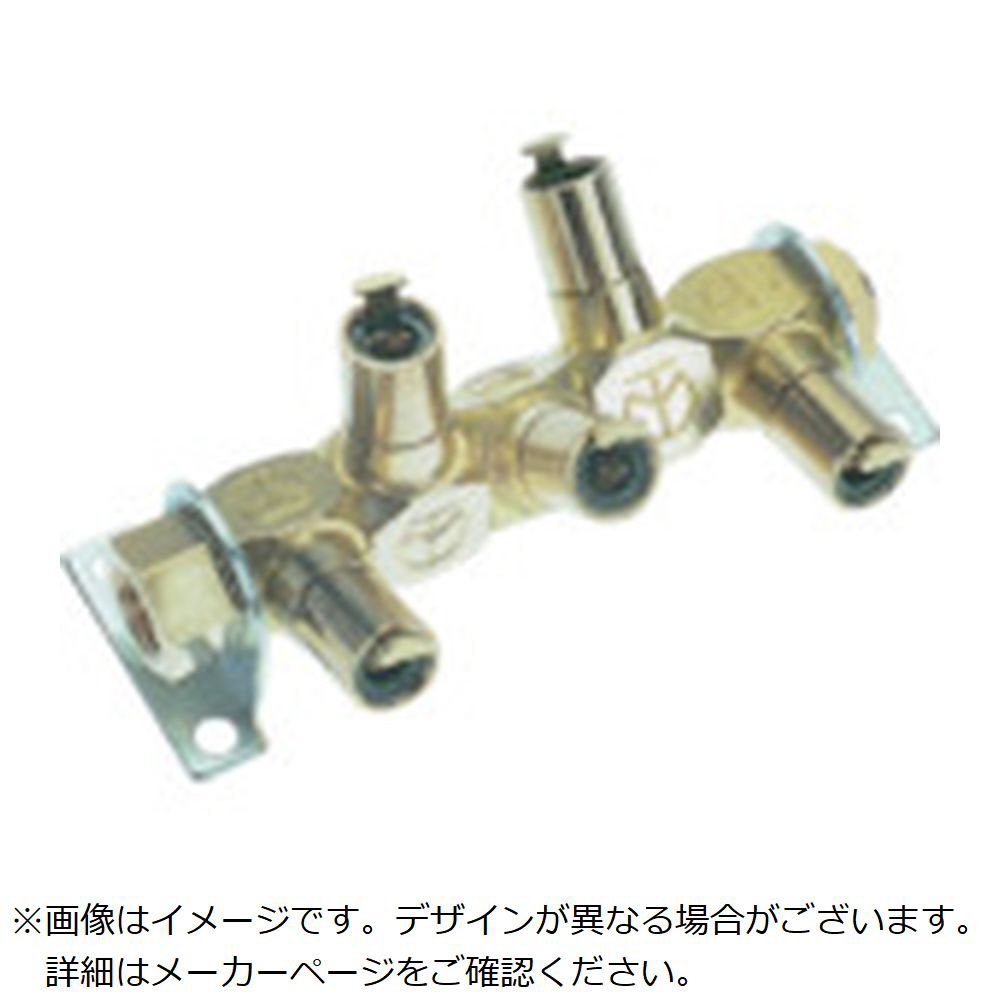 チヨダ エア分岐管 フリージョイント3 5WAY 適用チューブ10mm ネジ