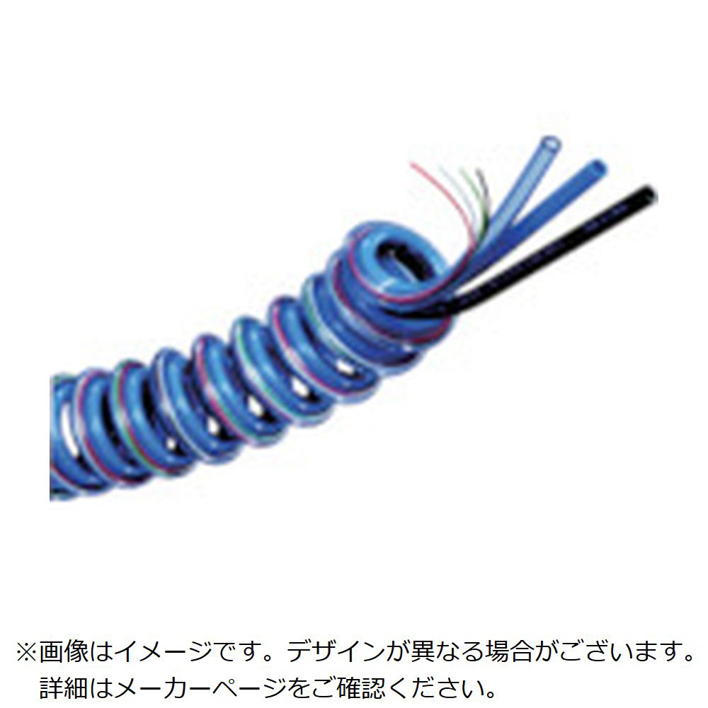 チヨダ　電線入りスリットスパイラル　6mm／使用範囲725mm 3-SSE-6-10