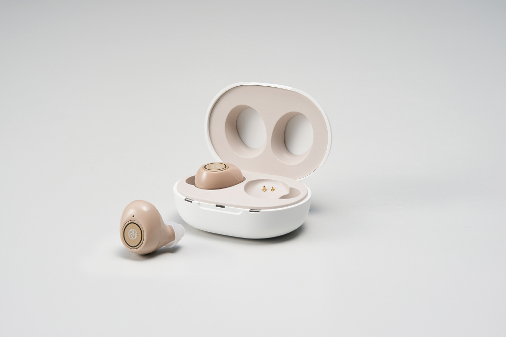 新品未使用　楽ちんヒアリング耳穴型集音器 RA-SABG1 ショップジャパン 楽ちんヒアリング 耳穴型集音器 RASABG1｜の通販は