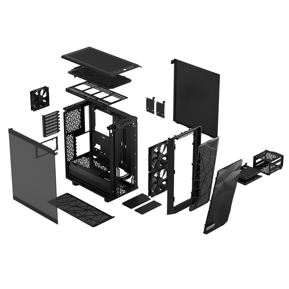 PCケース [ATX /Micro ATX /Mini-ITX] Meshify 2 Compact Black