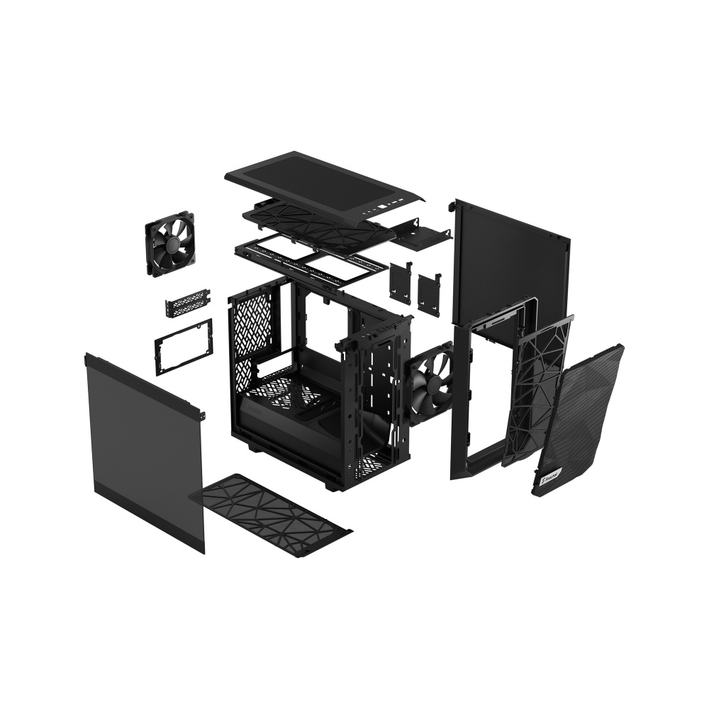 PCケース [Mini ITX /Mini DTX Meshify 2 Nano Black T ...