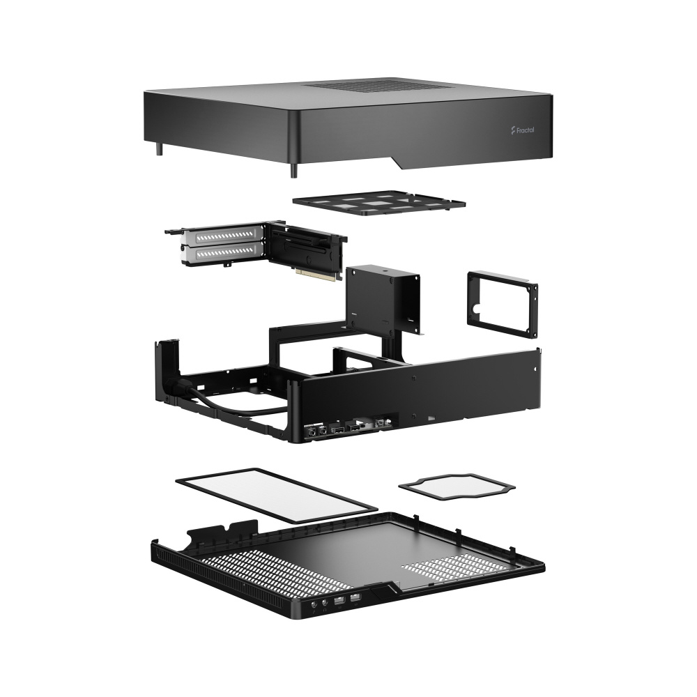 Amazon | Fractal Design Node 202 Black 450W SFX電源組込済み