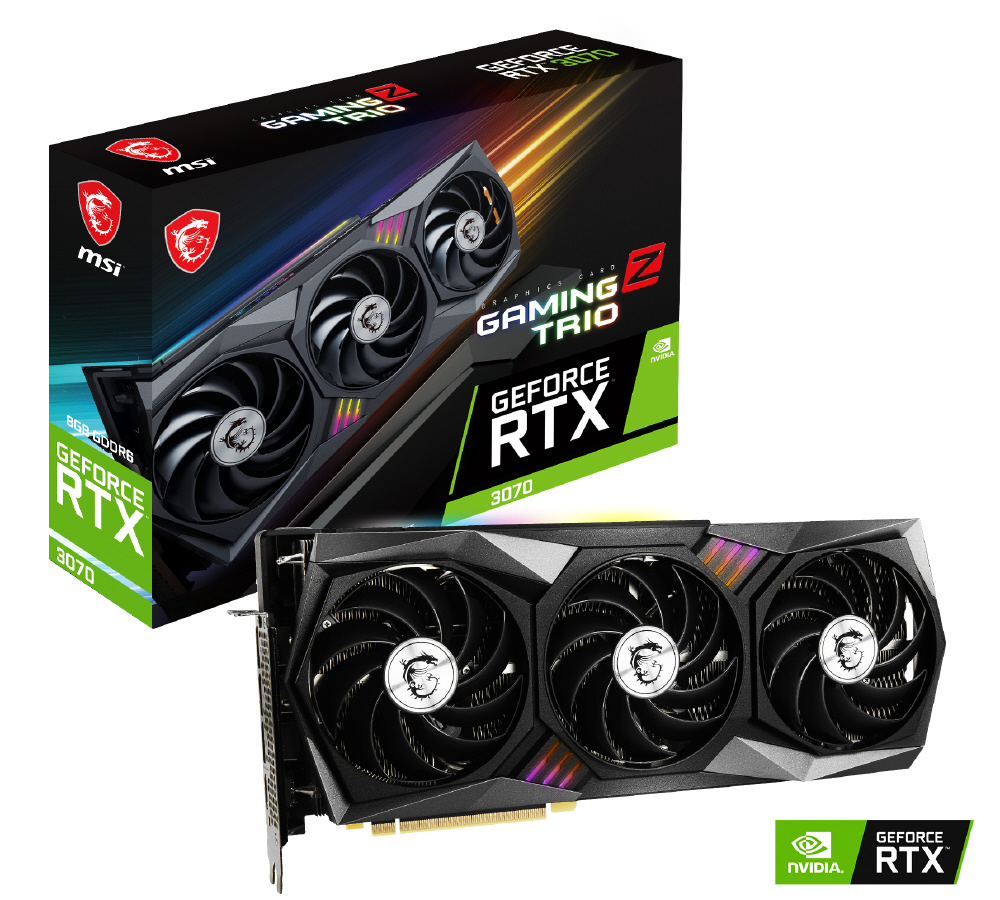 グラフィックボード GeForce RTX 3070 GAMING Z TRIO 8G LHR（LHRモデル） ［GeForce RTXシリーズ  /8GB］ 【sof001】