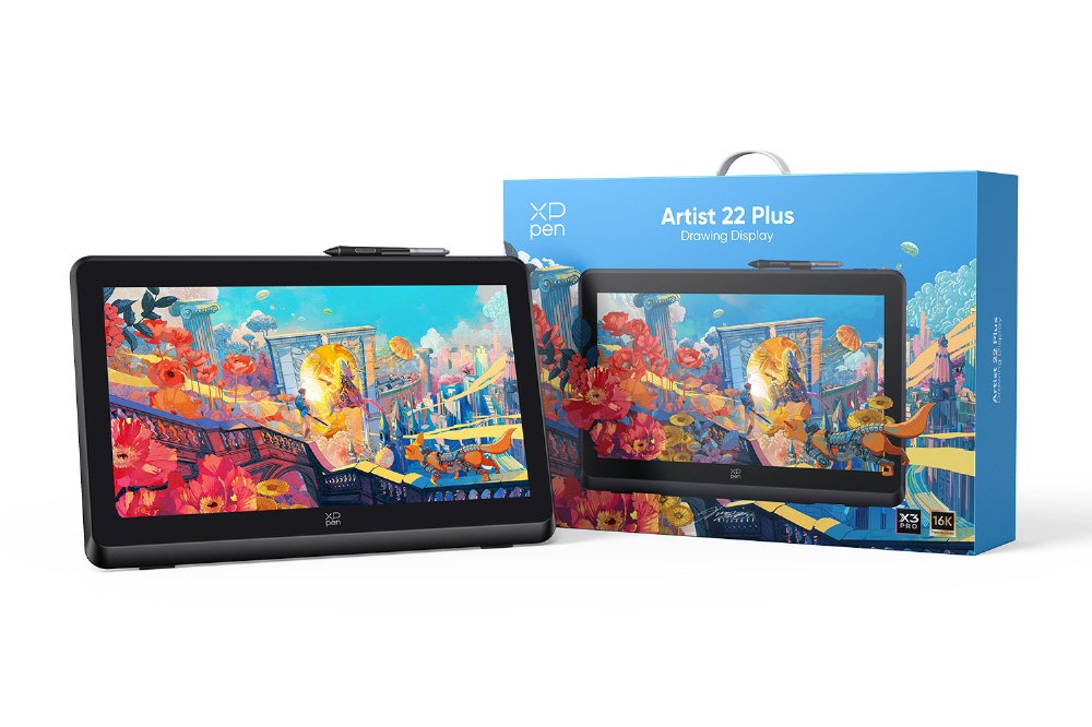 XPPen Artist 22 plus 本体 Artist 22 Plus 液晶ペンタブレット 「X3 Pro」と大画面が一つに