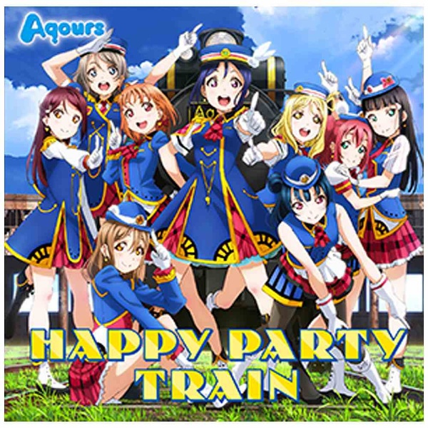 Aqours / ラブライブ！サンシャイン!! 3ｒdシングル 「HAPPY PARTY TRAIN」 DVD付 CD 【852】